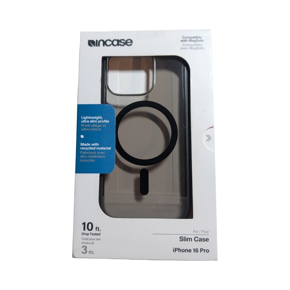 C2-U Incase - Slim Case with MagSafe for Apple iPhone 16 Pro - Black‎